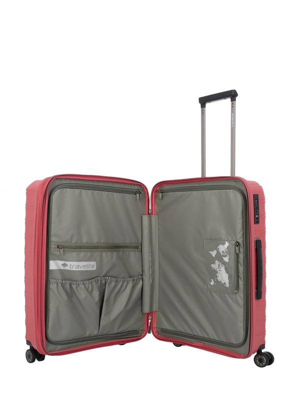 Travelite Mooby L Red Suitcase Rojo