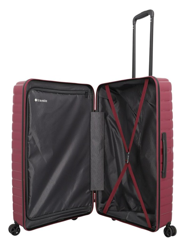 Travelite Trient L Bordeaux Suitcase Rojo