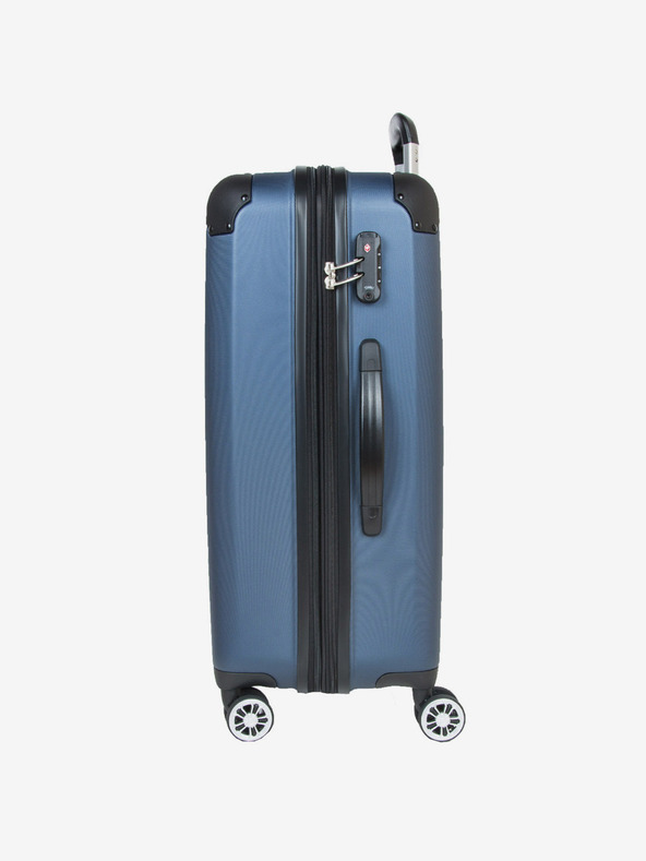 Travelite City 4w M Navy Suitcase Azul