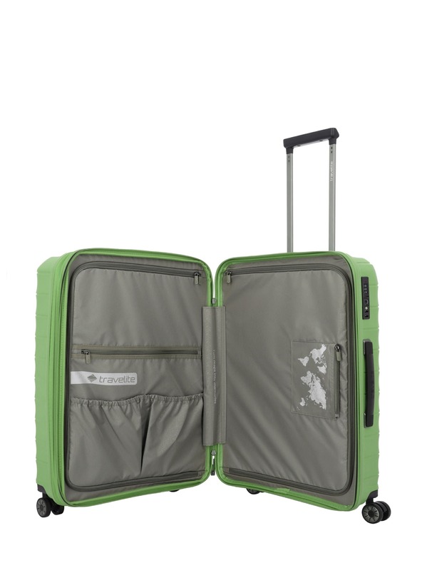 Travelite Mooby L Green Suitcase Verde