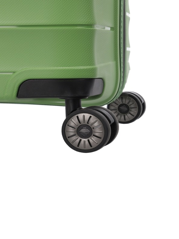 Travelite Mooby L Green Suitcase Verde