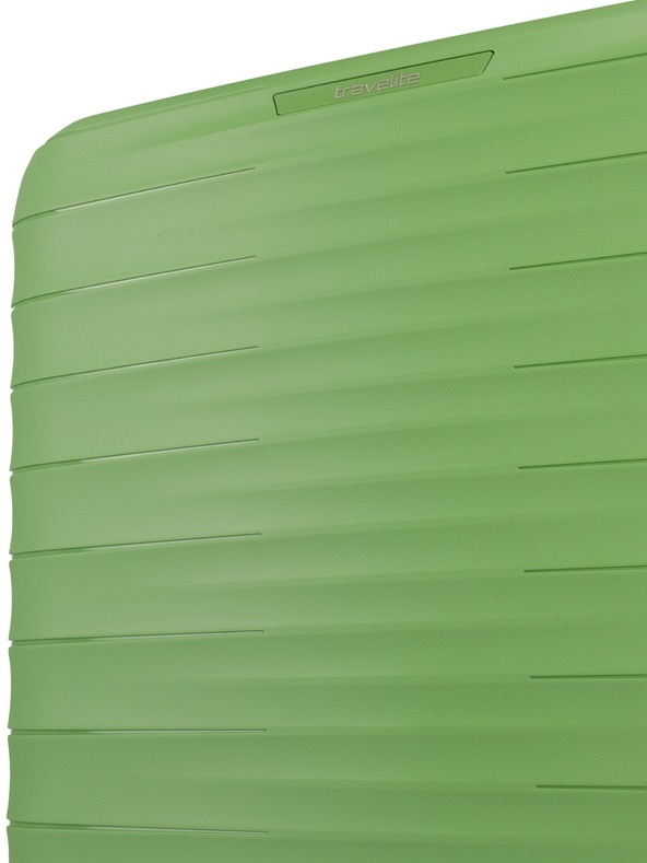 Travelite Mooby L Green Suitcase Verde