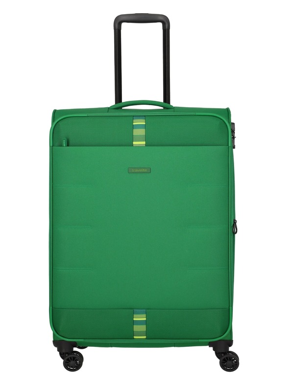 Travelite Rügen L Green Suitcase Verde