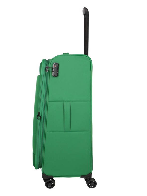 Travelite Rügen L Green Suitcase Verde