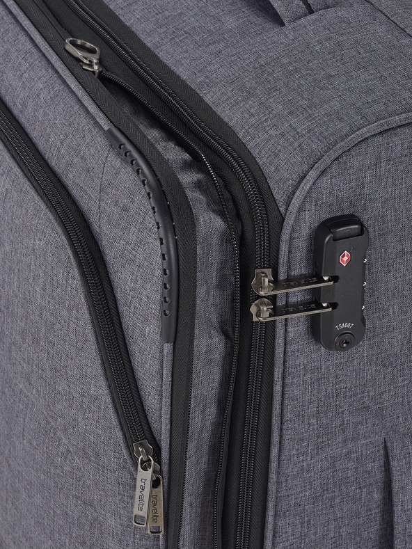 Travelite Adria L Suitcase Gris