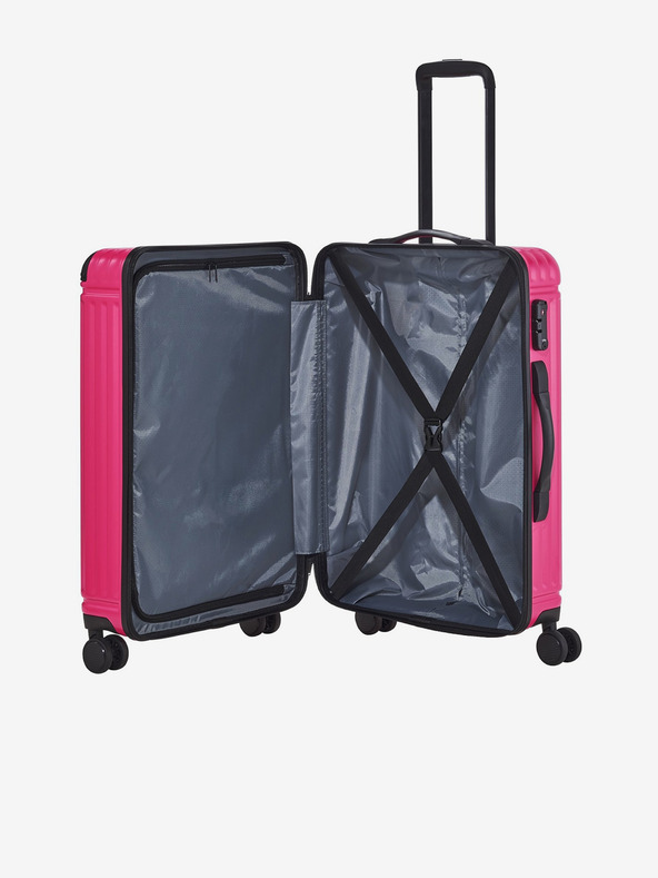 Travelite Cruise 4w M Suitcase Rosa