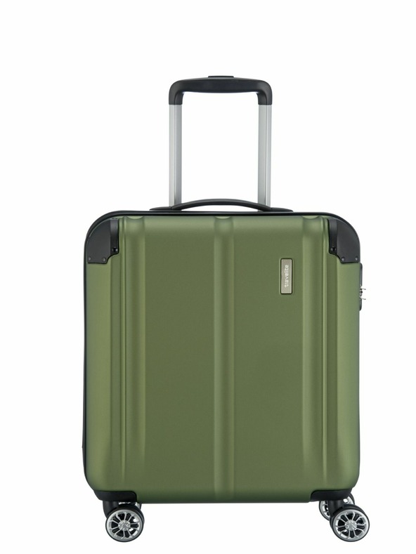 Travelite City 4w S Green Suitcase Verde