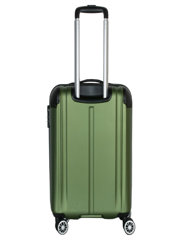 Travelite City 4w S Green Suitcase Verde