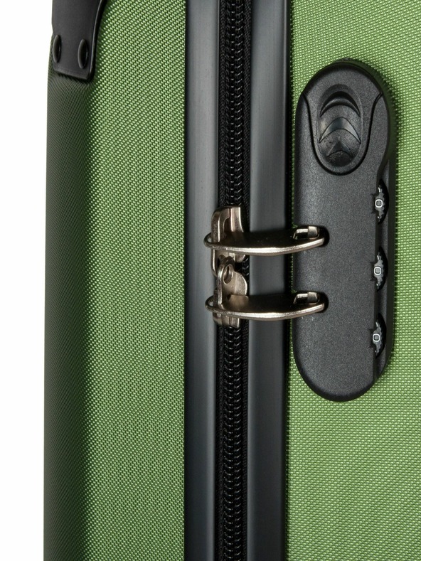 Travelite City 4w S Green Suitcase Verde