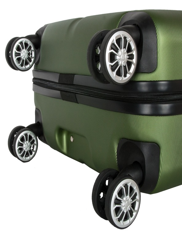 Travelite City 4w S Green Suitcase Verde