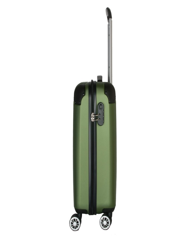 Travelite City 4w S Green Suitcase Verde