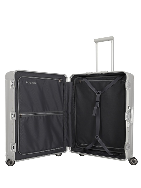 Travelite Next 2.0 L Silver Suitcase Plateado