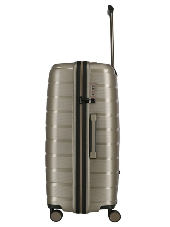 Travelite Air Base L Champagne Metallic Suitcase Marrón