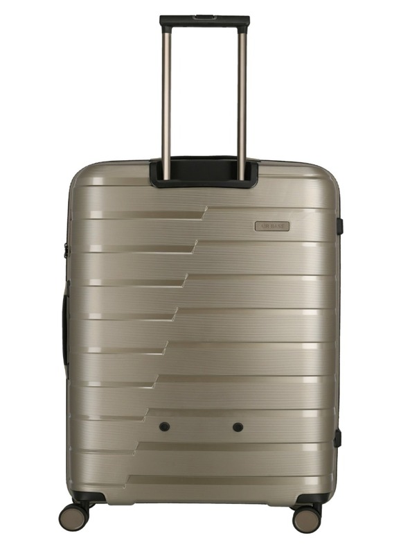 Travelite Air Base L Champagne Metallic Suitcase Marrón