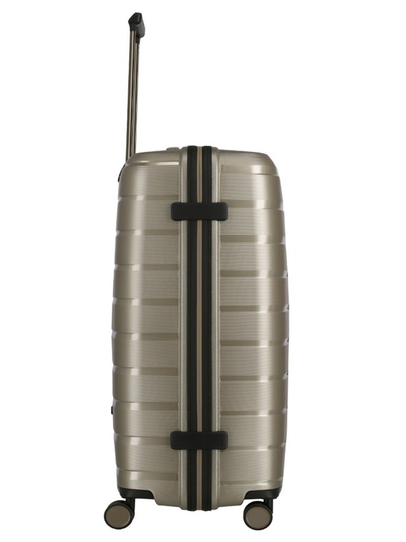 Travelite Air Base L Champagne Metallic Suitcase Marrón