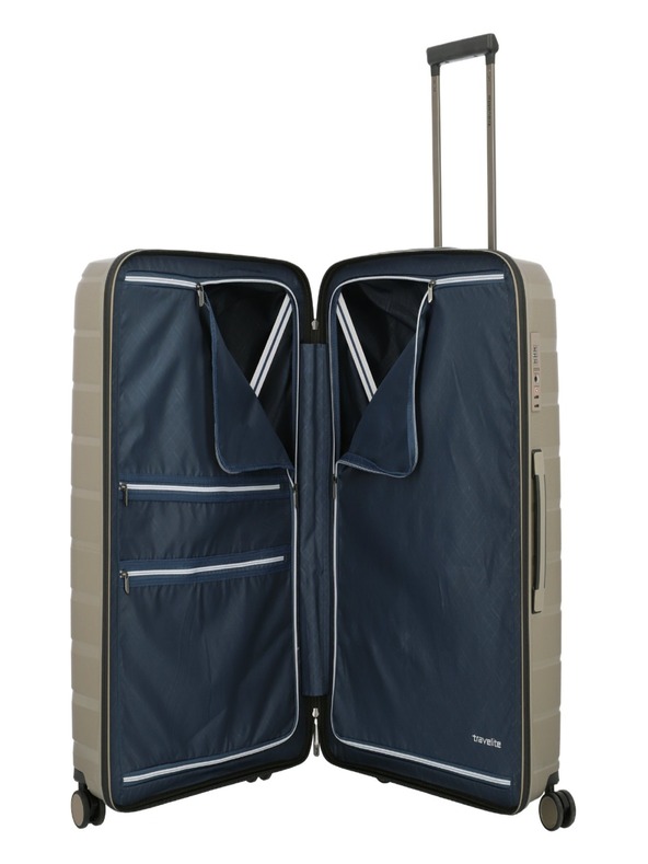 Travelite Air Base L Champagne Metallic Suitcase Marrón