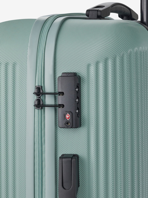 Travelite Bali M Mint Suitcase Verde