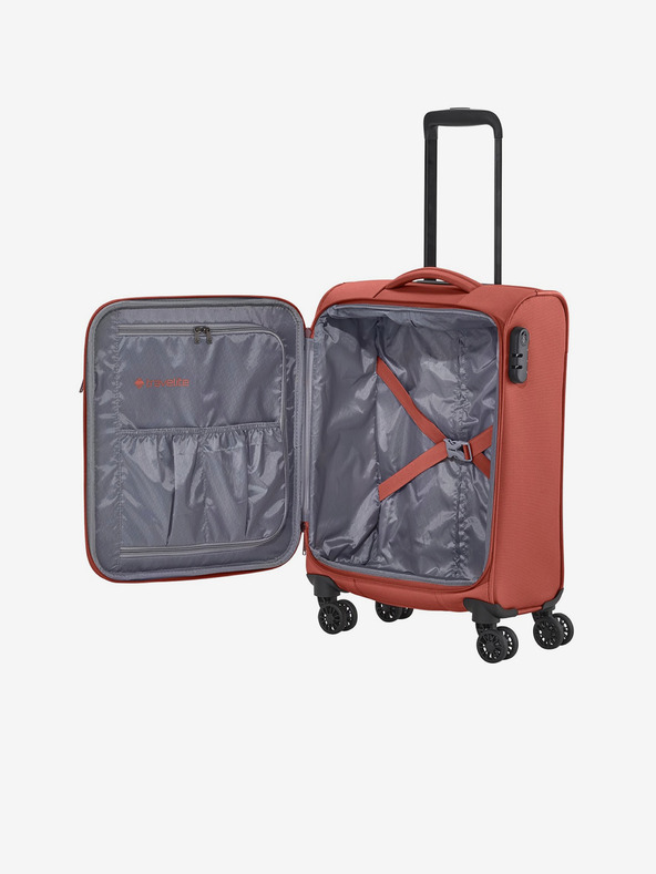 Travelite Croatia S Suitcase Rojo