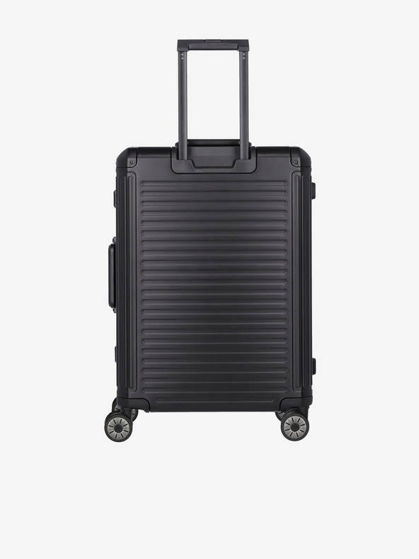 Travelite Next 4w M Black Suitcase Negro