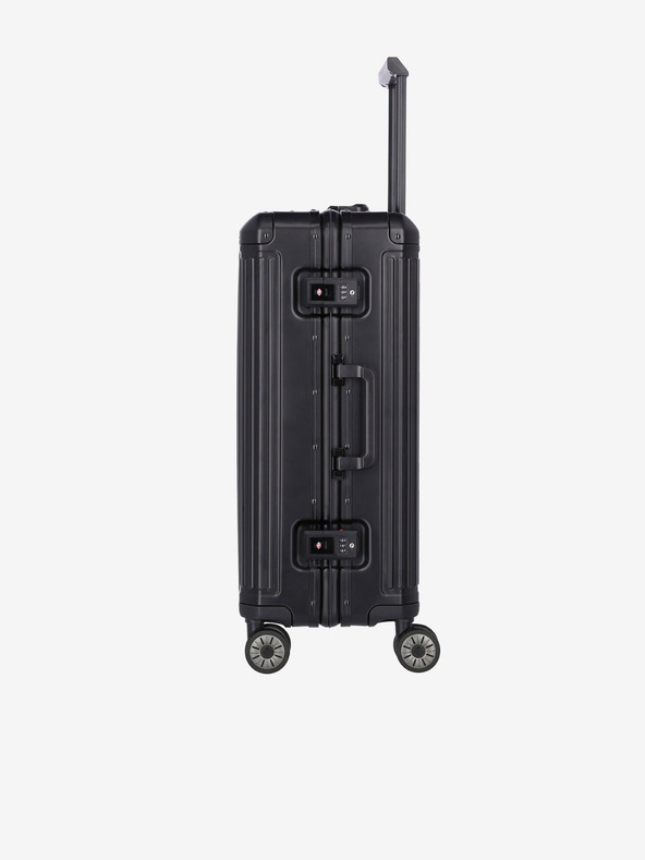 Travelite Next 4w M Black Suitcase Negro