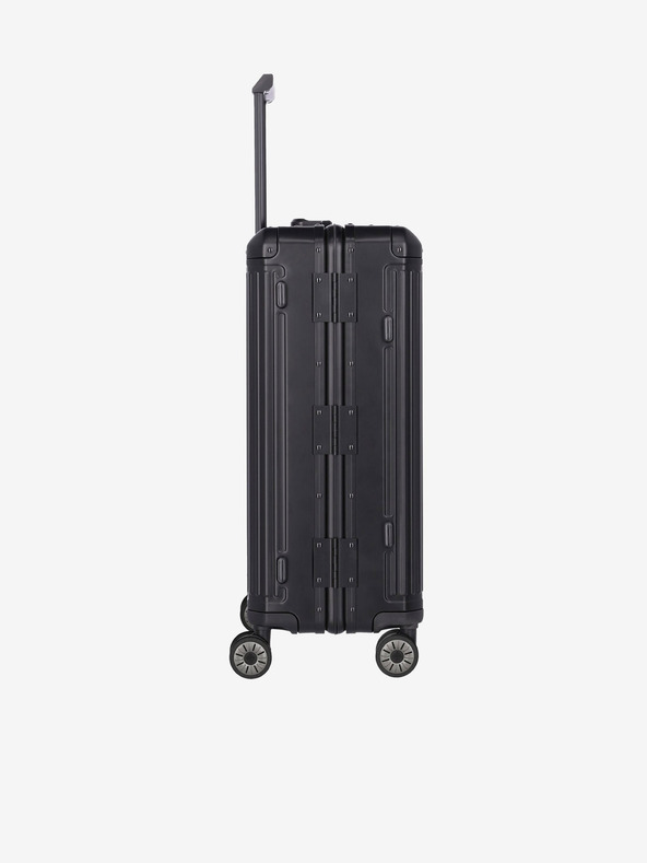 Travelite Next 4w M Black Suitcase Negro