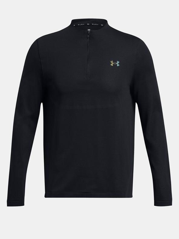 Under Armour Vanish Elite Seamless 1/4 Zp T-shirt Negro