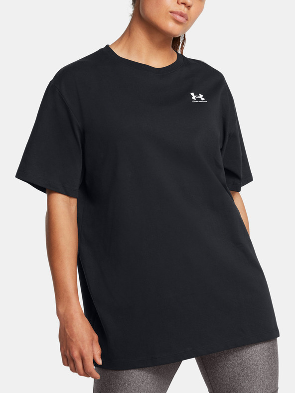 Under Armour UA W Bfos Logo SS T-shirt Negro