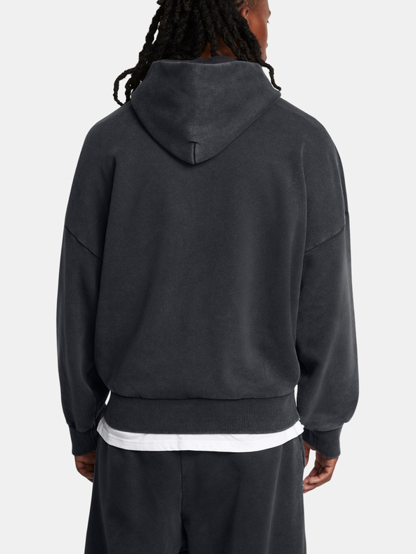 Under Armour UA Icon HWT Flc Wash OS Hood Sweatshirt Negro