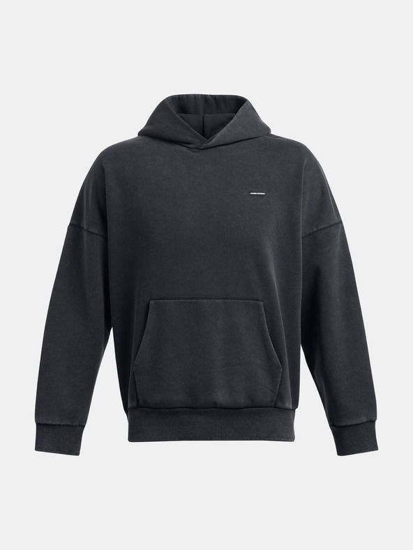 Under Armour UA Icon HWT Flc Wash OS Hood Sweatshirt Negro