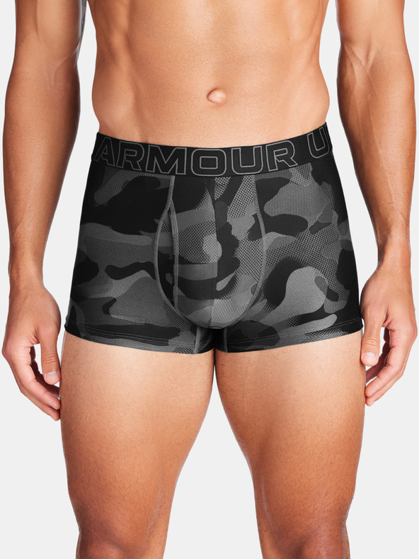 Under Armour M UA Perf Tech Nov 3in Boxers 3 Piece Negro