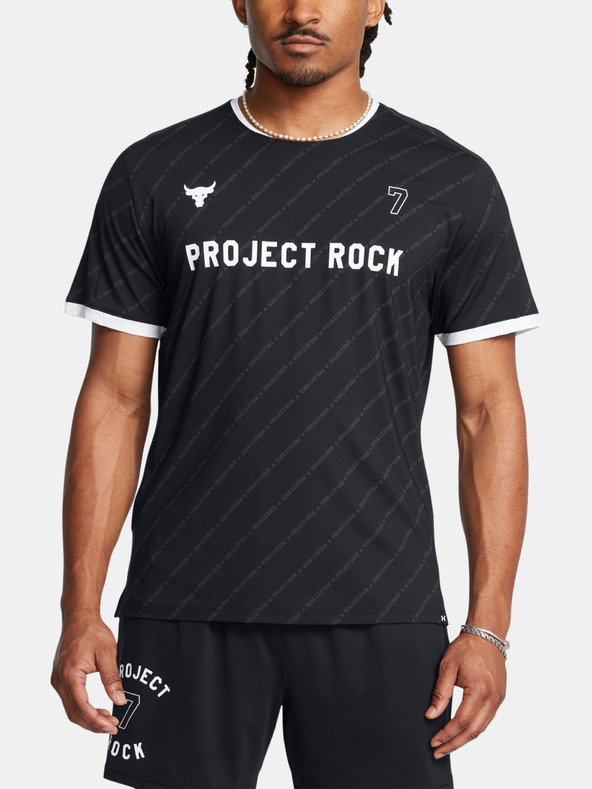 Under Armour Project Rock Rugby Shirt T-shirt Negro