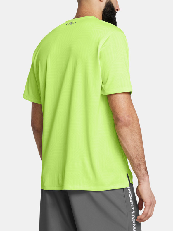 Under Armour UA Tech Vent Geotessa SS T-shirt Verde