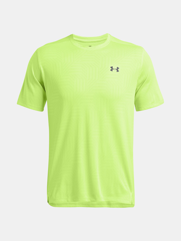 Under Armour UA Tech Vent Geotessa SS T-shirt Verde