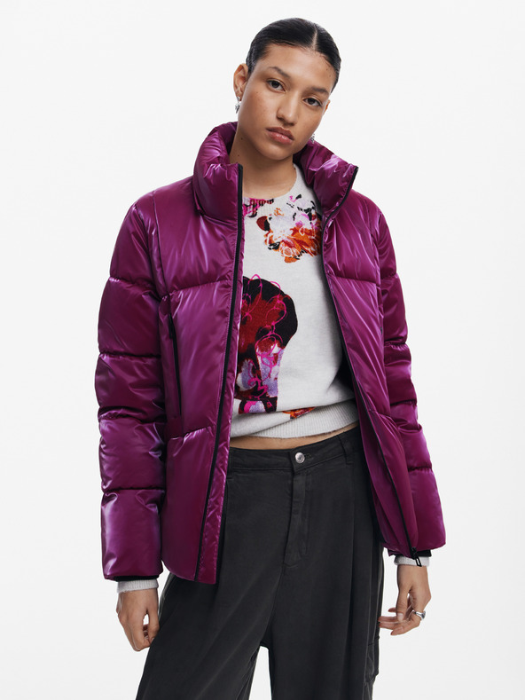 Desigual Flam Winter Jacket Violeta