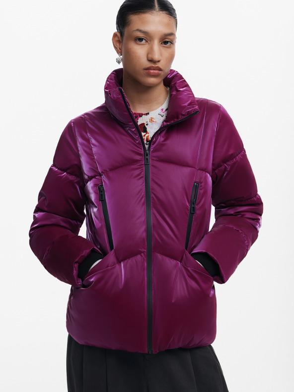 Desigual Flam Winter Jacket Violeta