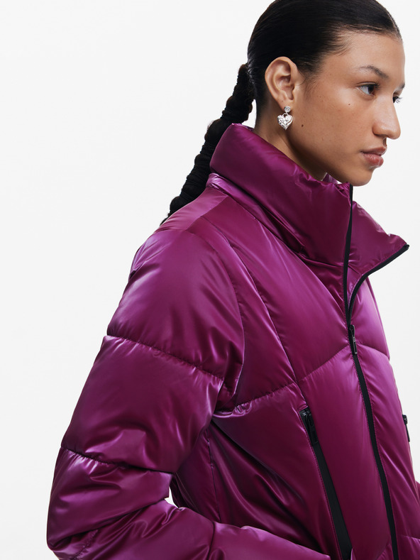 Desigual Flam Winter Jacket Violeta