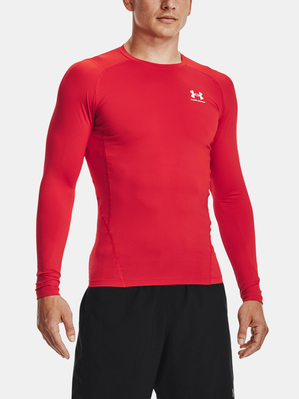 Under Armour UA HG Armour Comp LS T-shirt Rojo