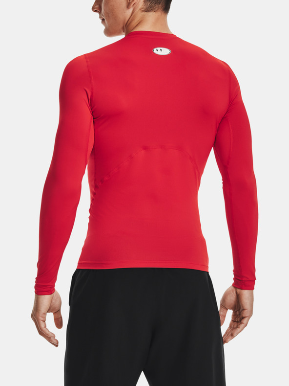 Under Armour UA HG Armour Comp LS T-shirt Rojo