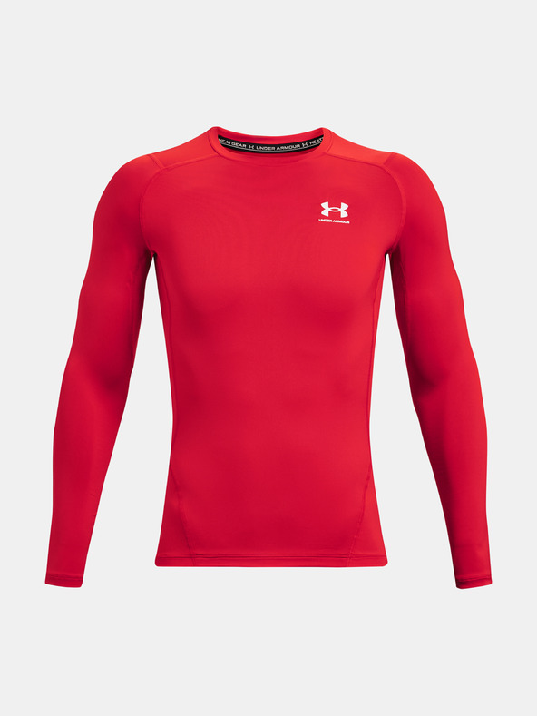 Under Armour UA HG Armour Comp LS T-shirt Rojo