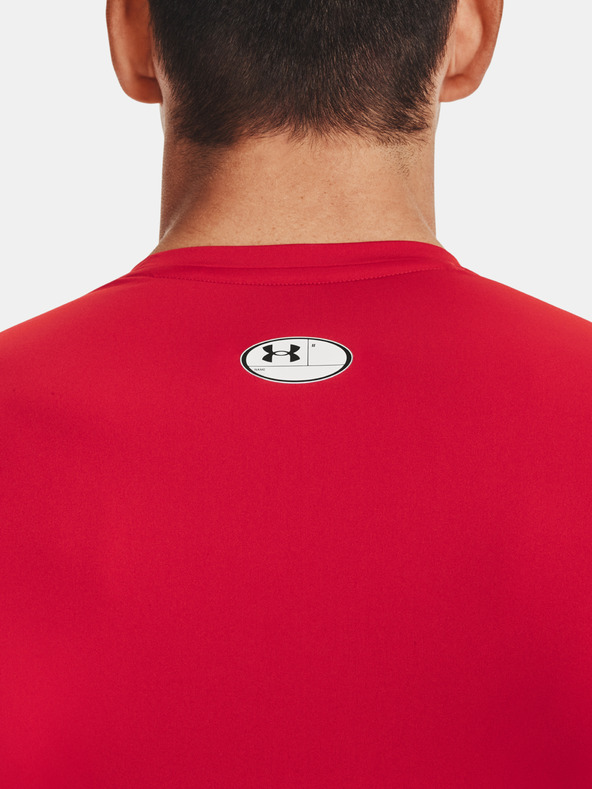 Under Armour UA HG Armour Comp LS T-shirt Rojo