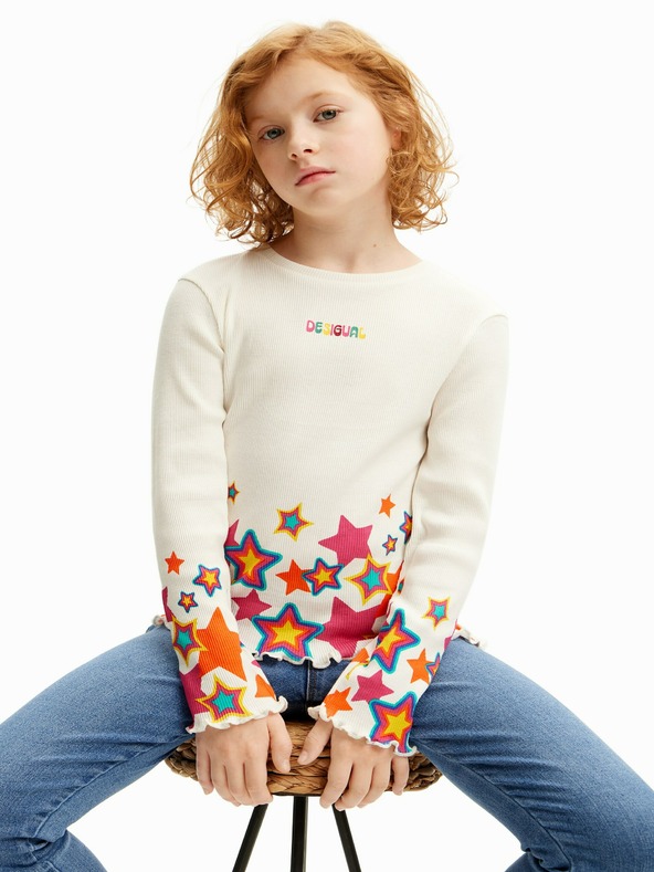 Desigual Chantal Kids T-shirt Blanco