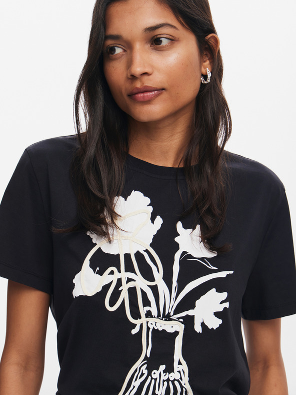 Desigual Shadow T-shirt Negro