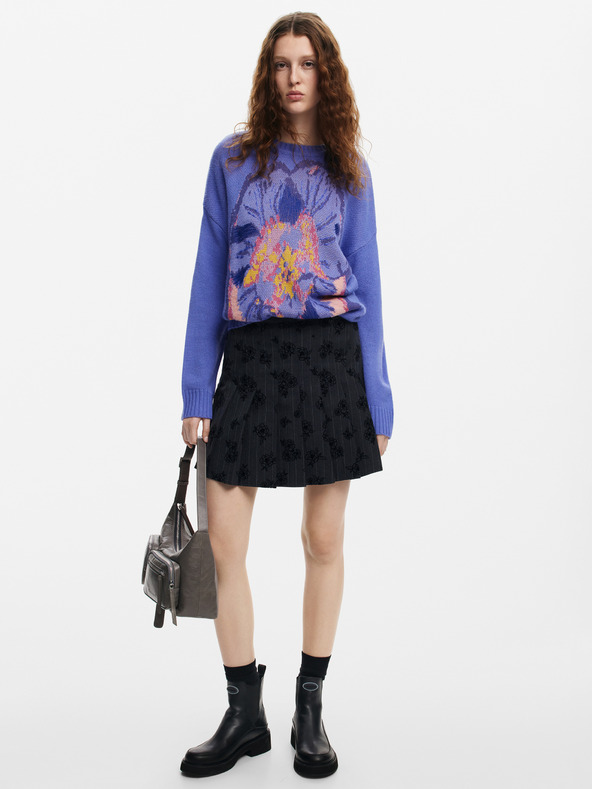 Desigual Pensee Lacroix Sweater Violeta