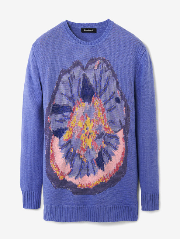 Desigual Pensee Lacroix Sweater Violeta