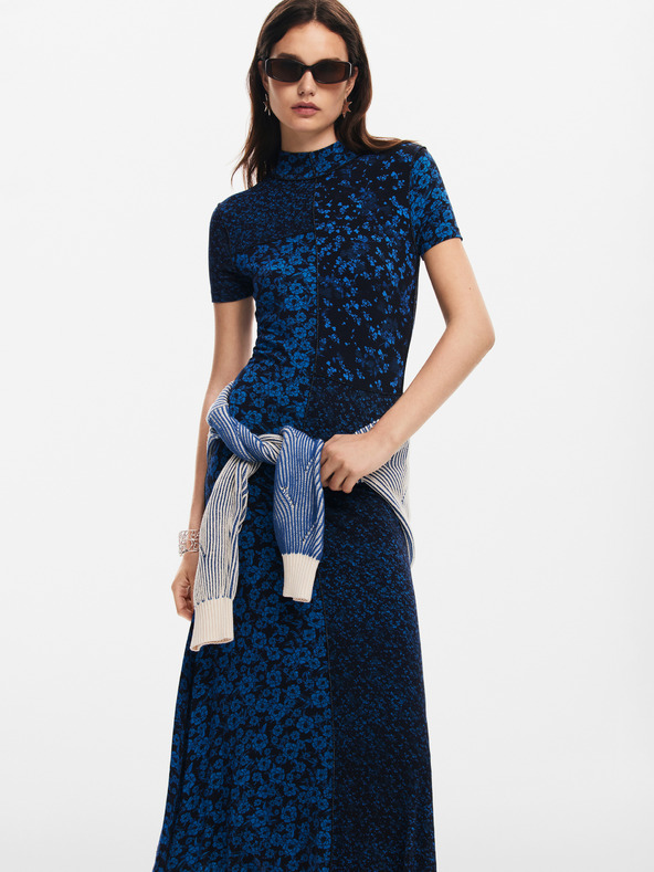 Desigual Patchsi Dresses Azul