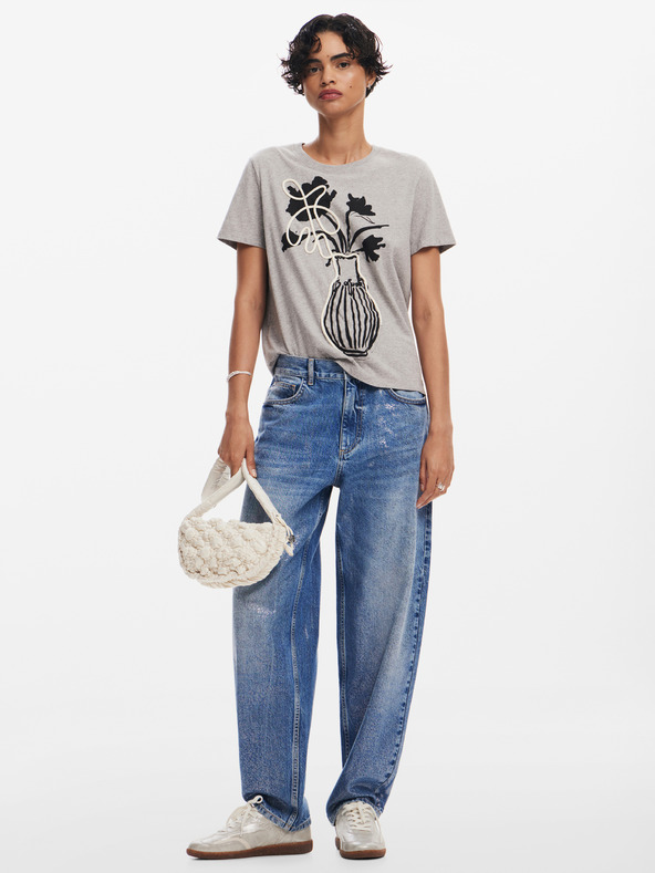 Desigual Shadow T-shirt Gris