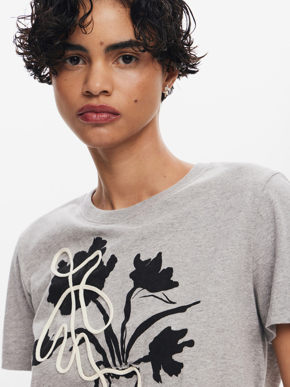 Desigual Shadow T-shirt Gris