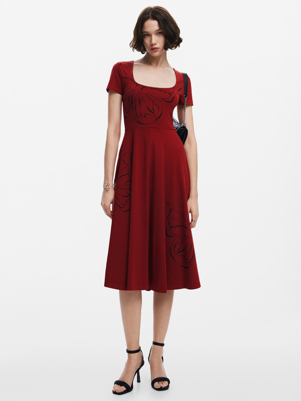 Desigual Raleigh Dresses Rojo