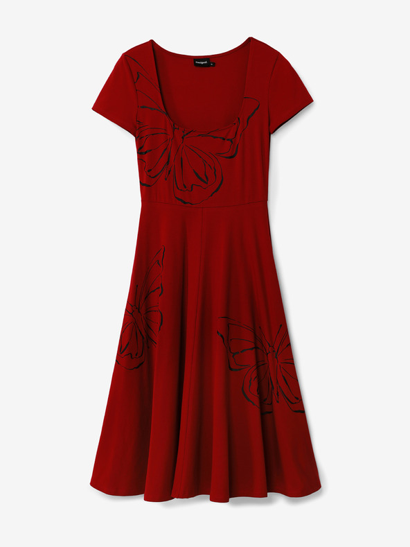 Desigual Raleigh Dresses Rojo