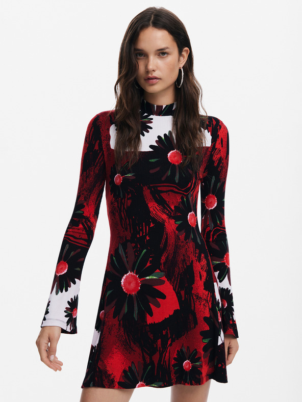 Desigual Nantes Lacroix Dresses Rojo